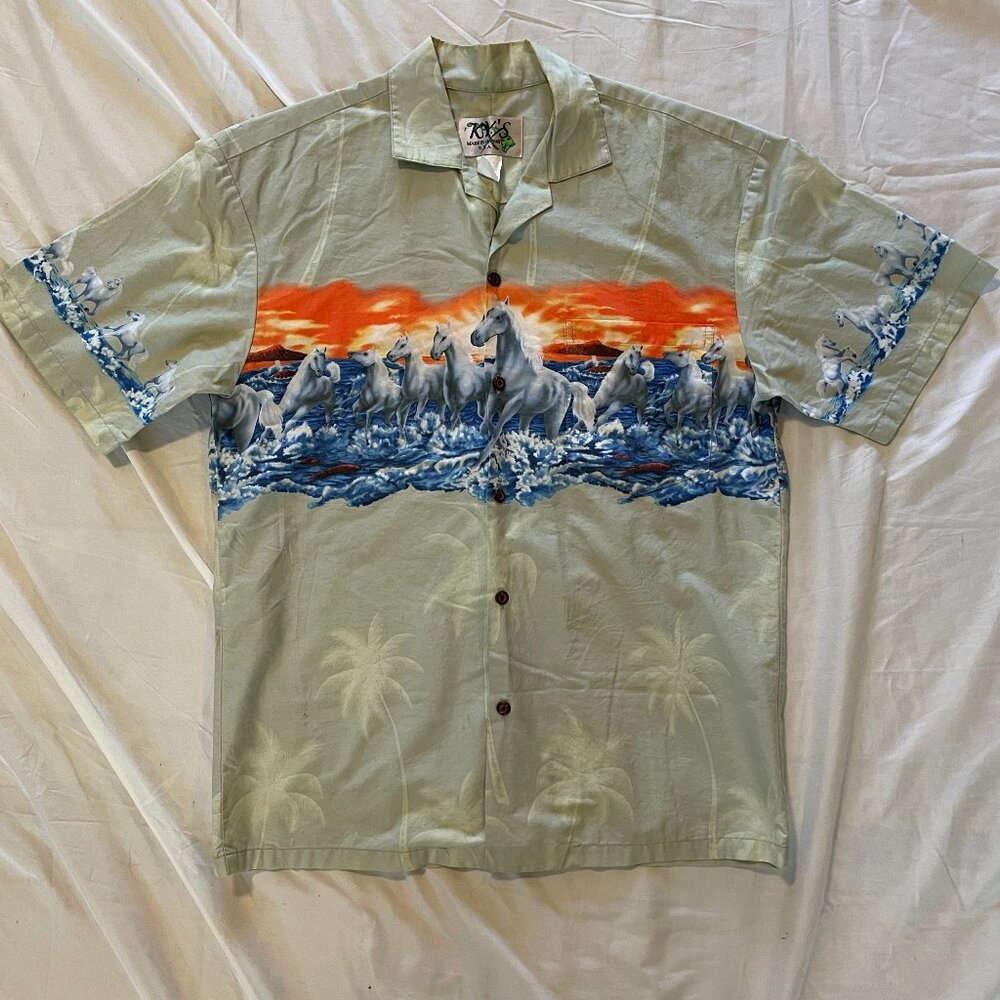 Horsey button down aloha-wear